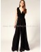 Ruffle Jumpsuit With Wide Leg